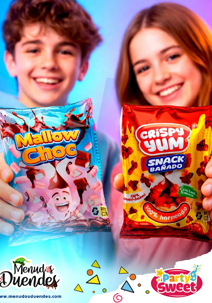 crispy yum y mallochoc menudos duendes
